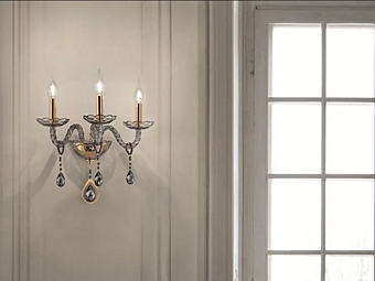 Wandleuchte mit Swarovski-Kristallen Euroluce Lampadari TooChic A3