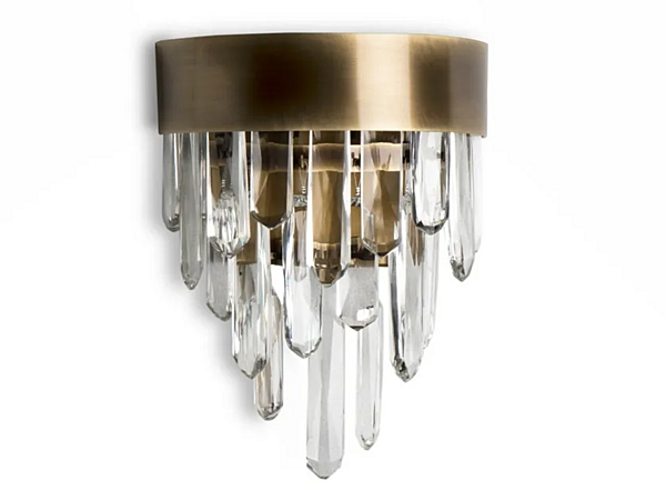 Wandlampe aus Messing mit Kristallen BRABBU Naicca Fabrik BRABBU aus Italien. Foto №1