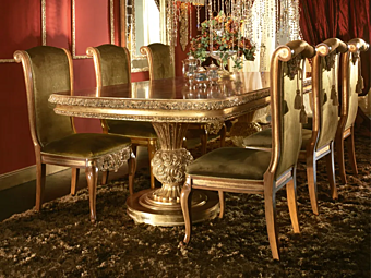 Rechteckiger Tisch aus Holz A.R. Arredamenti Royal Table 706