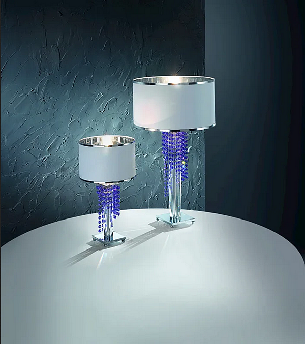 Tischlampe mit Swarovski-Kristallen Venice Superlux LG1 LP1 Euroluce Lampadari Fabrik EUROLUCE LAMPADARi aus Italien. Foto №2