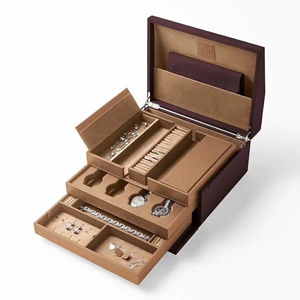 Leder Schmuckbox GIORGETTI Passion Box GA468G, GA469G, GA470G, GA471G Fabrik GIORGETTI aus Italien. Foto №2