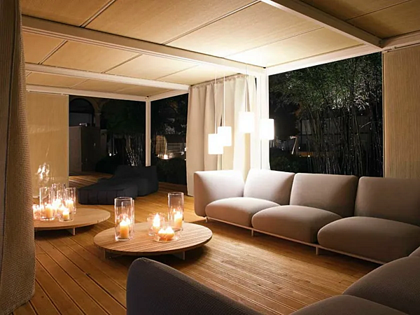 Außenpendelleuchte aus fluoreszierendem Polycarbonat PAOLA LENTI LENTA Fabrik PAOLA LENTI aus Italien. Foto №2