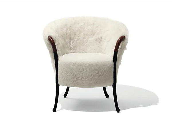 Faux-Fur Sessel mit Armlehnen GIORGETTI Progetti Fashion Fabrik GIORGETTI aus Italien. Foto №1
