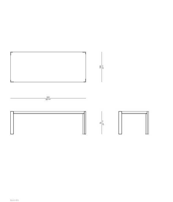 Tisch ROSSATO RHC-20 Fabrik ROSSATO aus Italien. Foto №7