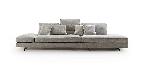 Ecksofa aus Stoff mit abnehmbarem Bezug Davis Flat Frigerio Fabrik Frigerio aus Italien. Foto №4