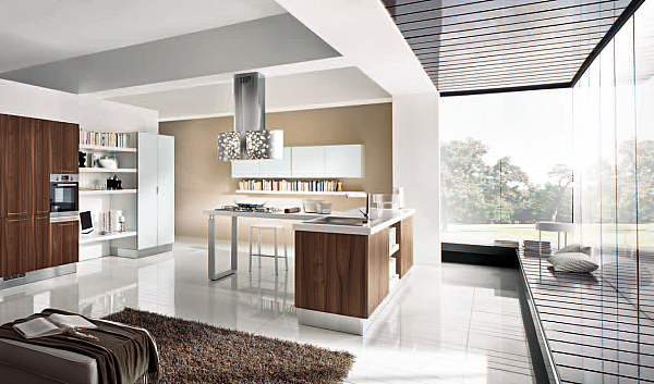 Küche HOME CUCINE Frontali CANALETTO Fabrik HOME CUCINE aus Italien. Foto №1