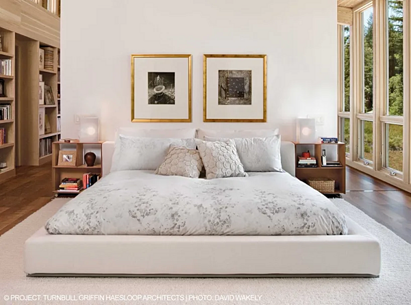 Doppelbett mit abnehmbarem Bezug Stoff FLEXFORM Groundpiece Fabrik FLEXFORM aus Italien. Foto №7