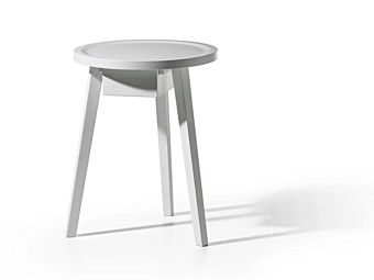 Holztisch mit Schublade grau Gervasoni 45 Fabrik Gervasoni aus Italien