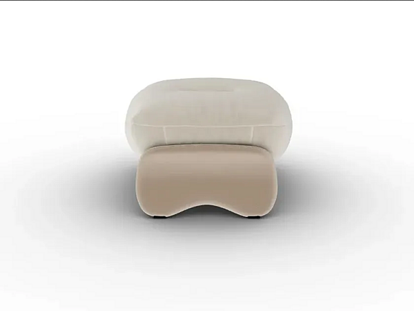 Lederpouf Squash POLTRONA FRAU Fabrik POLTRONA FRAU aus Italien. Foto №4