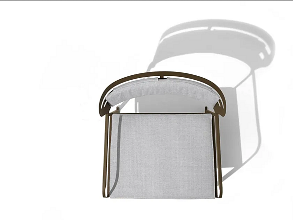 Gartenstuhl mit Armlehnen aus Aluminium GEA GIORGETTI 87041 Fabrik GIORGETTI aus Italien. Foto №6
