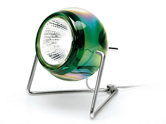 Verstellbare Tischlampe in Beluga-Farbe Fabbian Verstellbare Tischlampe in Beluga-Farbe Fabbian Fabrik Fabbian aus Italien