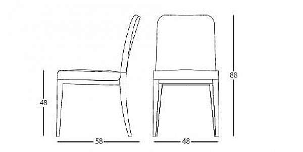 Montbel Stuhl 02211 Fabrik MONTBEL aus Italien. Foto №3