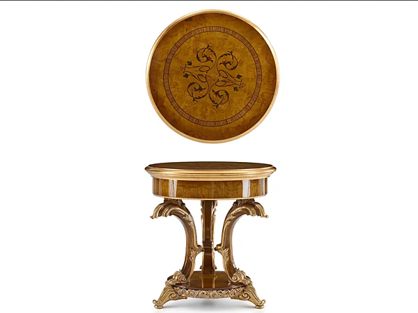 Runder Couchtisch aus Holz A.R. Arredamenti Dolcevita 216 Fabrik A.R.ARREDAMENTI SRL aus Italien. Foto №1