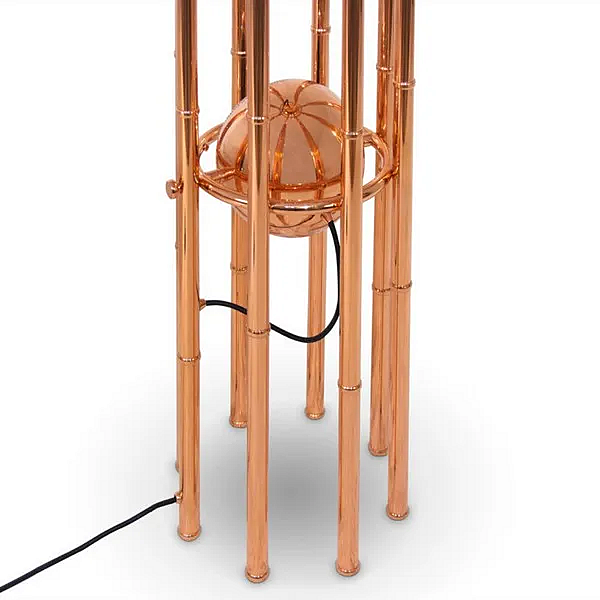 Stehlampe aus Kupfer BRABBU Kendo Fabrik BRABBU aus Italien. Foto №4