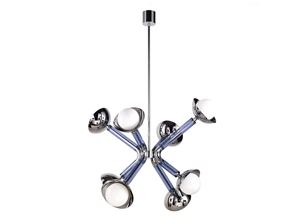 Hängelampe aus mundgeblasenem Glas Stimma 8 MULTIFORME SS8999-8 Fabrik MULTIFORME aus Italien. Foto №1