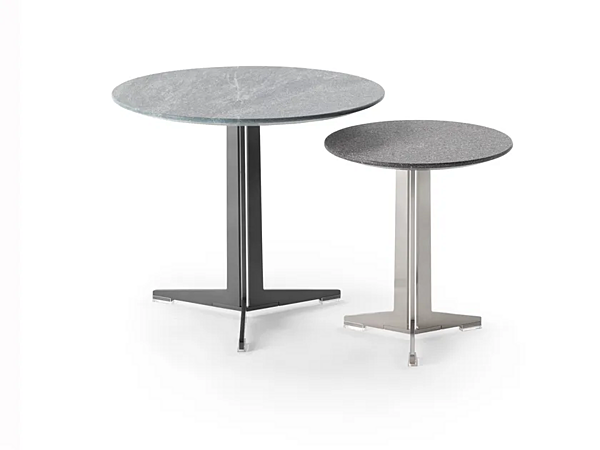 Runder Couchtisch aus Naturstein FLEXFORM Fly Fabrik FLEXFORM aus Italien. Foto №1