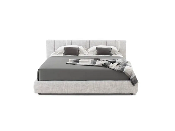 Doppelbett mit gepolstertem Kopfteil aus Stoff GIORGETTI KARPHI NAP Fabrik GIORGETTI aus Italien. Foto №1