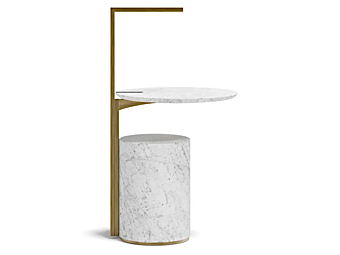 Marmor und Metall Couchtisch Nachttisch Hugo Capital Collection HUM.TS