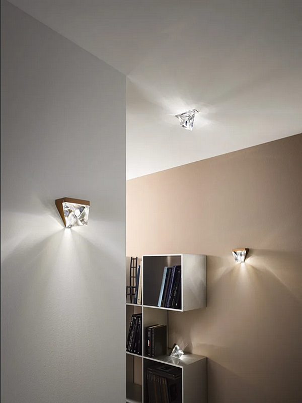 LED-Deckenlampe aus Kristall Fabbian Tripla Fabrik Fabbian aus Italien. Foto №4