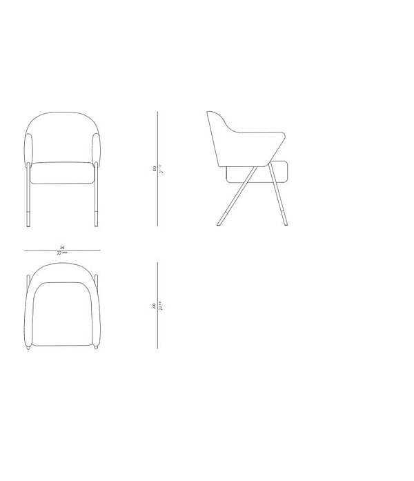 Sessel ROSSATO 09-PL03 Fabrik ROSSATO aus Italien. Foto №7