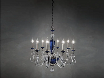 Kronleuchter mit Swarovski-Kristallen Barocco 8L Euroluce Lampadari