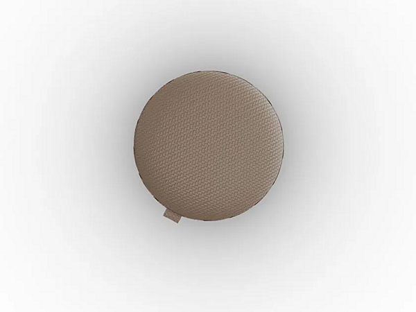 Runder Lederpouf Grant de Luxe POLTRONA FRAU Fabrik POLTRONA FRAU aus Italien. Foto №3