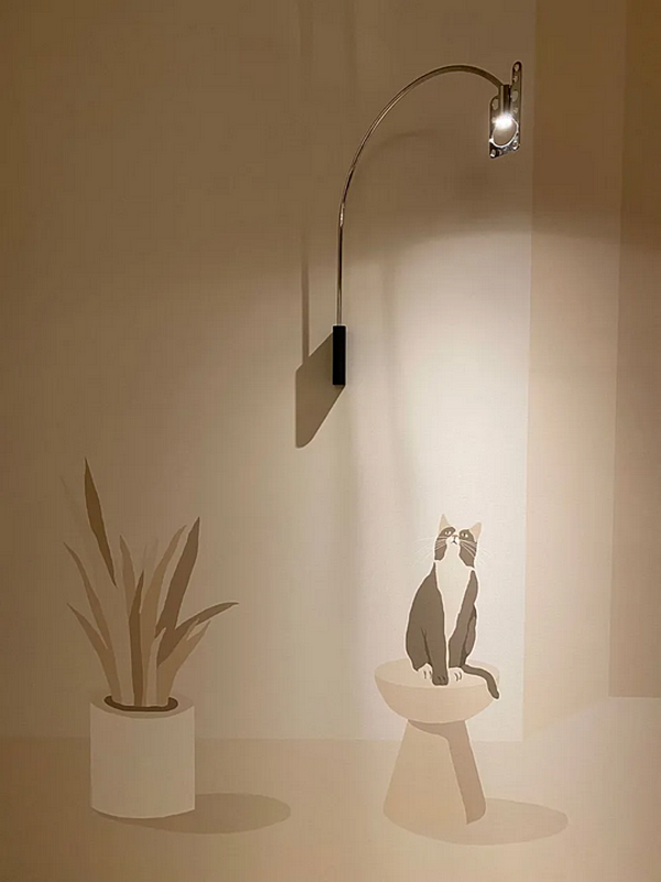 Wandleuchte aus Aluminium mit LED AXOLIGHT BUL BO WALL Fabrik Axolight aus Italien. Foto №5