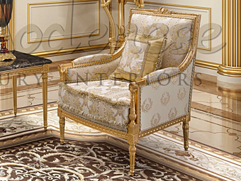 Stoffarmstuhl mit Armlehnen Modenese Luxury Interiors 14457 14457