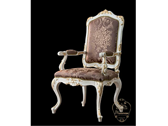 Polsterstuhl mit Armlehnen aus Stoff Modenese Luxury Interiors 15528 Polsterstuhl mit Armlehnen aus Stoff Modenese Luxury Interiors 15528 Fabrik MODENESE GASTONE aus Italien