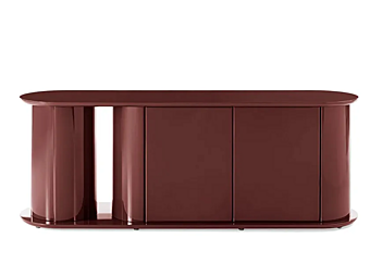 Doppelseitiger Holzsideboard mit versteckter Tür Gallotti&Radice Fabrik Gallotti & Radice aus Italien