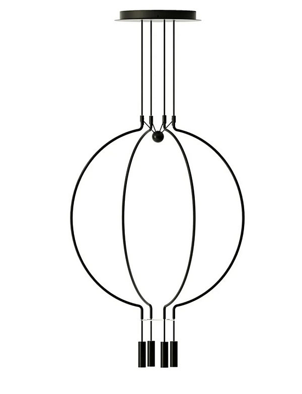 LED Pendelleuchte aus Metall AXOLIGHT Liaison Spliaix4 Fabrik Axolight aus Italien. Foto №2