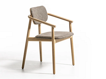 Polsterstuhl mit Armlehnen Klara Moroso Fabrik Moroso aus Italien