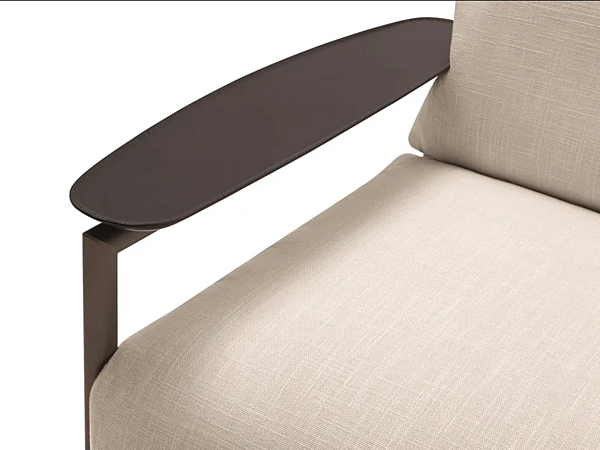Zweisitzer Stoffsofa mit weicher Rückenlehne GIORGETTI ADAM Fabrik GIORGETTI aus Italien. Foto №3