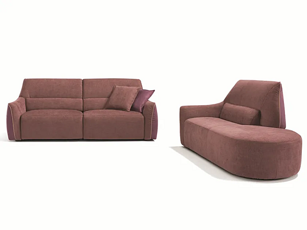 3-Sitzer Relaxsofa aus Stoff mit verstellbarer Rückenlehne Egoitaliano Puffy Fabrik Egoitaliano aus Italien. Foto №8