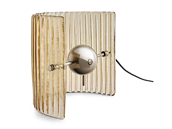 LED Tischlampe aus Glas mit Bonfire Streifen Gallotti&Radice Fabrik Gallotti & Radice aus Italien. Foto №1