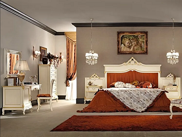 Schreibtisch aus Massivholz Modenese Luxury Interiors 12212 Fabrik MODENESE GASTONE aus Italien. Foto №3