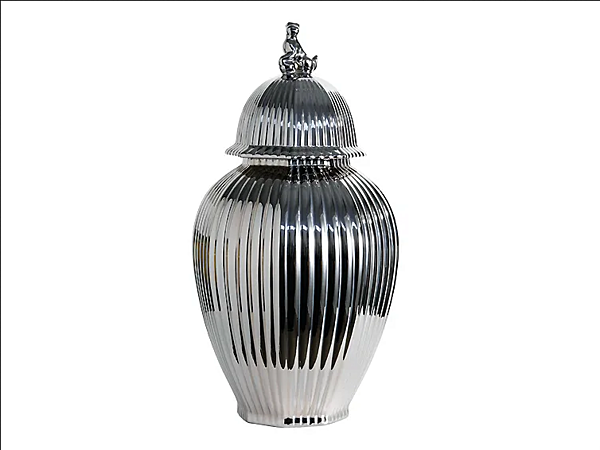 Keramische Vase Potiche Godronata MARIONI 00087 Fabrik MARIONI aus Italien. Foto №1