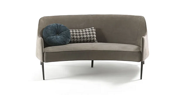 Leder kleiner Sofa Jackie Bergere Frigerio Fabrik Frigerio aus Italien. Foto №2