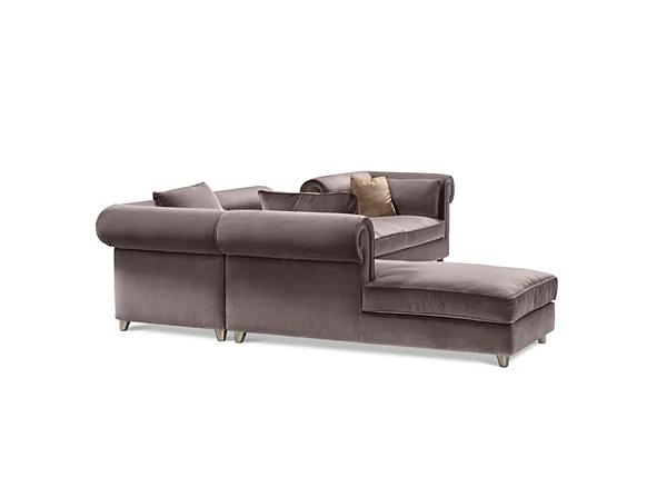 7-sitziges Samtsofa mit Chaiselongue GHIDINI1961 Portofino Fabrik GHIDINI1961 aus Italien. Foto №3