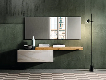 Wandkonsole aus Holz LAGO 36E8 0837 Fabrik LAGO aus Italien