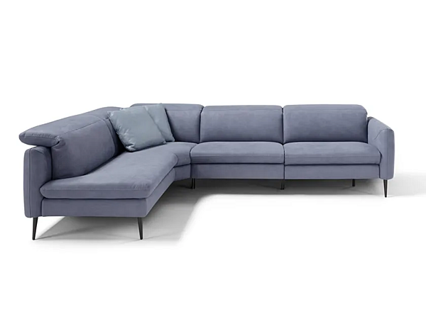 Ecksofa mit Lederbezug und Relaxfunktion Egoitaliano Dusk Fabrik Egoitaliano aus Italien. Foto №1