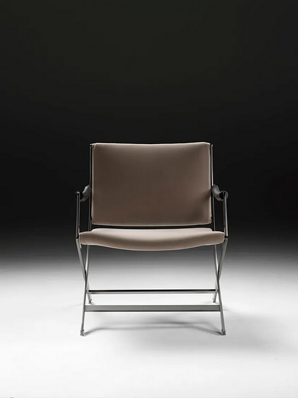 Faltstuhl aus Leder mit Armlehnen FLEXFORM PAUL Fabrik FLEXFORM aus Italien. Foto №6