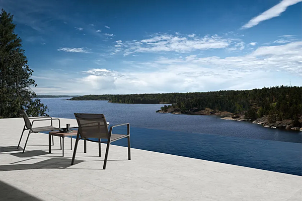 Quadratischer niedriger Gartenside Tisch aus Aluminium KETTAL Park Life Fabrik KETTAL aus Italien. Foto №5