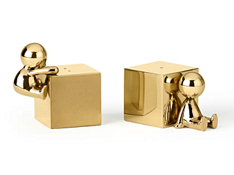 Salz- und Pfefferstreuer aus Messing Omini GHIDINI1961 SG603HB101 Fabrik GHIDINI1961 aus Italien