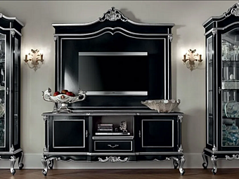 TV-Schrank aus massivem Holz Modenese Luxury Interiors 12110