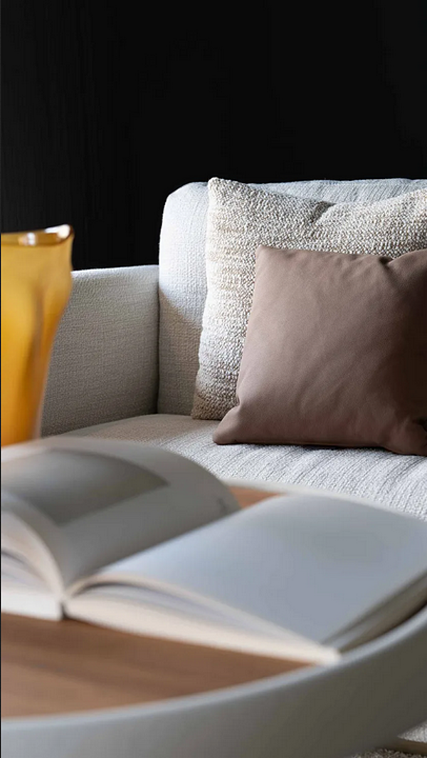 Runder niedriger Couchtisch aus Marmor Capital Collection Omega OME.TB Fabrik Capital Collection aus Italien. Foto №7