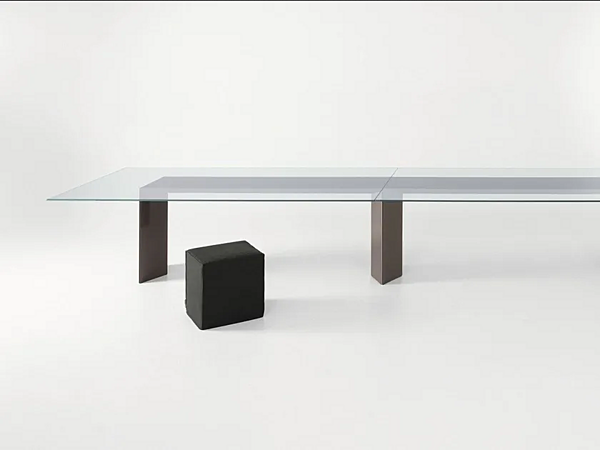 Schreibtisch aus Holz und Glas Dolm Gallotti&Radice Fabrik Gallotti & Radice aus Italien. Foto №3