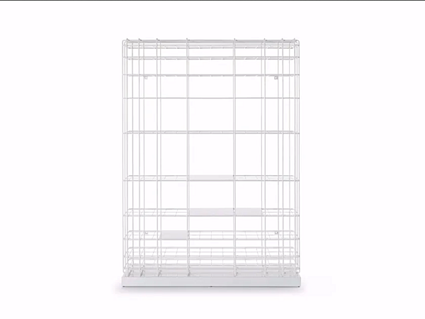 Freistehendes Bücherregal aus Eisen Leyva Saba Fabrik SABA aus Italien. Foto №1