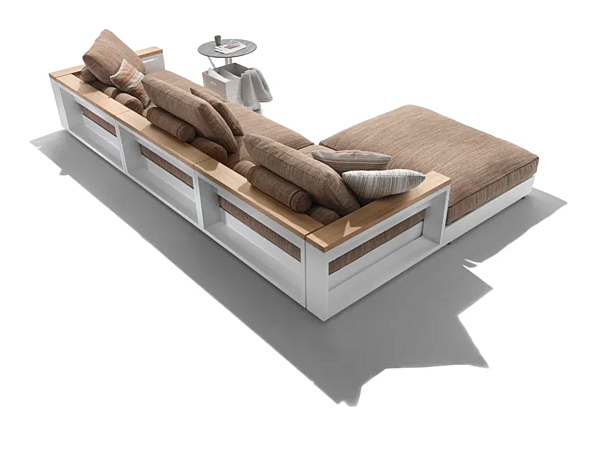 Ecksofa mit Chaiselongue aus Textil FLEXFORM Freeport Fabrik FLEXFORM aus Italien. Foto №5