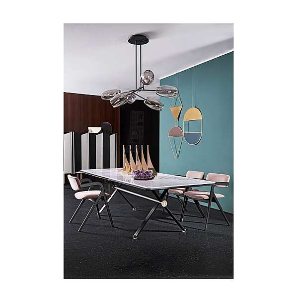 Holz-Hochschrank mit Türen Diedro Gallotti&Radice Fabrik Gallotti & Radice aus Italien. Foto №5